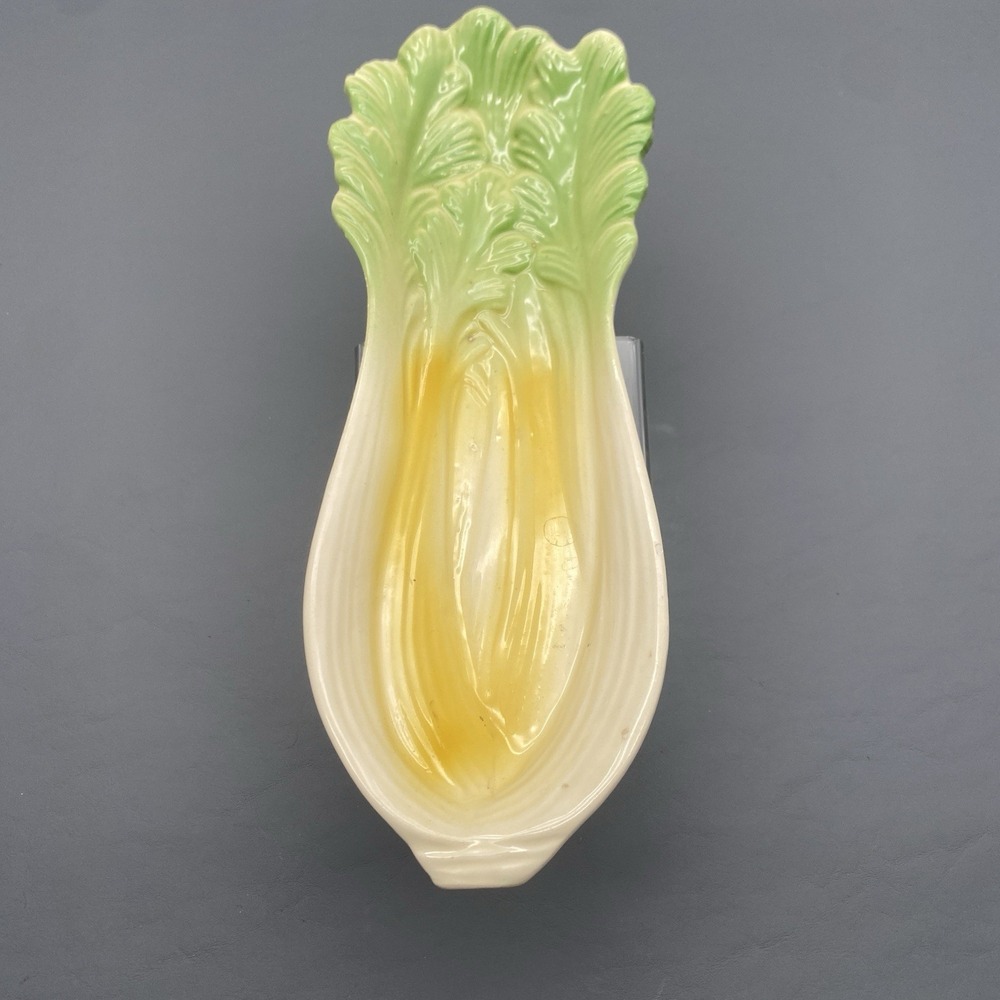 Vintage MCM Celery Appetizer Ceramic Serving Dish Cardinal Made In USA 11" x 4"
